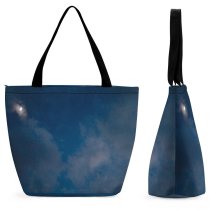 Yanfind Shopping Bag for Ladies Cloud Night Thoursie Sky Daytime Atmosphere Light Atmospheric Celestial Event Reusable Multipurpose Heavy Duty Grocery Bag for Outdoors.