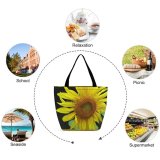 Yanfind Shopping Bag for Ladies Flower Plant Flowering Petal Seed Pollen Botany Reusable Multipurpose Heavy Duty Grocery Bag for Outdoors.