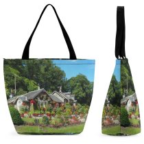 Yanfind Shopping Bag for Ladies Garden Outdoors Arbour Housing Building Cottage Plant Flower Pottery Vase Potted Reusable Multipurpose Heavy Duty Grocery Bag for Outdoors.
