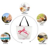 Yanfind Shopping Bag for Ladies Present Cadeau Wrap Birthday Happy Smile Ribbon Party Favor Wedding Favors Reusable Multipurpose Heavy Duty Grocery Bag for Outdoors.