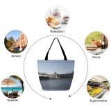 Yanfind Shopping Bag for Ladies Fly Fishing Froz Insect Macro Sky Pest Invertebrate Organism Wildlife Reusable Multipurpose Heavy Duty Grocery Bag for Outdoors.