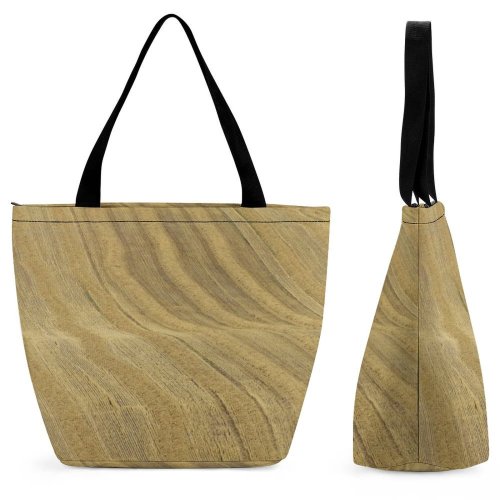 Yanfind Shopping Bag for Ladies Lines Texture Harvest Field Golden Curves Crops Hillside Hay Farm Rural Peaceful Reusable Multipurpose Heavy Duty Grocery Bag for Outdoors.