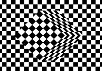 yanfind A4| Checker Cube Poster Print Size A4 Optical Illusion Poster