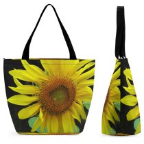 Yanfind Shopping Bag for Ladies Flower Plant Flowering Petal Seed Pollen Botany Reusable Multipurpose Heavy Duty Grocery Bag for Outdoors.