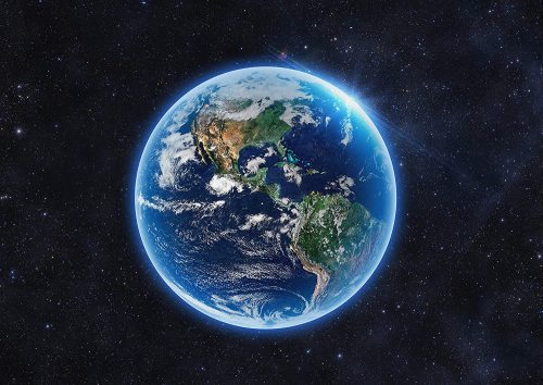 yanfind A1 | Blue Marble Earth Poster Print 60 x 90cm 180gsm Outer Space Wall Art Decor