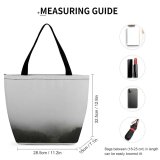 Yanfind Shopping Bag for Ladies Grey Fog Nyanga Zimbabwe Tree Cloudy Haze Overcast Cloud Forest Mist Reusable Multipurpose Heavy Duty Grocery Bag for Outdoors.