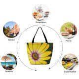 Yanfind Shopping Bag for Ladies Flower Petal Flora Plant Bloom Floral Macro Outdoors Radiant Closeup Colorful Reusable Multipurpose Heavy Duty Grocery Bag for Outdoors.