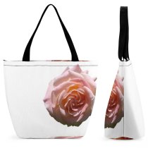 Yanfind Shopping Bag for Ladies Flower Space Copyspace Poppy Lilly Rose Flowers Garden Roses Petal Family Hybrid Reusable Multipurpose Heavy Duty Grocery Bag for Outdoors.