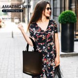 Yanfind Shopping Bag for Ladies Adventure Dark Field Space Night Lights Northern Reusable Multipurpose Heavy Duty Grocery Bag for Outdoors.