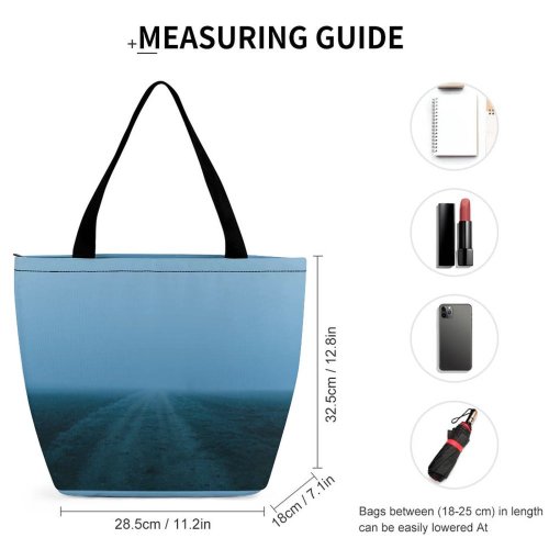 Yanfind Shopping Bag for Ladies Horizon Outdoors Sky Croatia Fog Light Automobile Car Coupe Sports Transportation Vehicle Reusable Multipurpose Heavy Duty Grocery Bag for Outdoors.