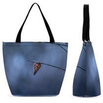 Yanfind Shopping Bag for Ladies Flying Birds Hintersee Deutschland Leaf Insect Invertebrate Butterfly Winter Frozen Transportation Aircraft Reusable Multipurpose Heavy Duty Grocery Bag for Outdoors.