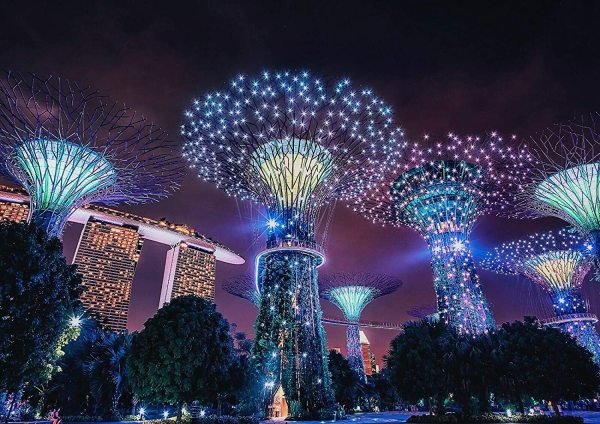 yanfind A1 Singapore Gardens By The Bay Poster Art Print 60 X 90cm 180gsm -