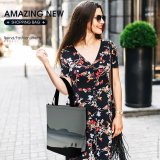 Yanfind Shopping Bag for Ladies Grey Outdoors Fog Mist Landscape Hirzel Suiza Range Panoramic Scenery Contrast Reusable Multipurpose Heavy Duty Grocery Bag for Outdoors.