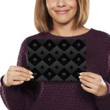 yanfind A5 - Black Playing Card Pattern Poker Art Print 21 x 14.8cm 280gsm satin gloss photo paper