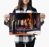yanfind A3| Red Wine Art Poster Print Size A3 Alcohol Bar Beverage Poster