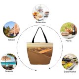 Yanfind Shopping Bag for Ladies Adventure Desert Dawn Landscape Sand Sahara Hot Dry Dune Dunes Arid Reusable Multipurpose Heavy Duty Grocery Bag for Outdoors.