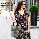Yanfind Shopping Bag for Ladies Flower Plant Milwaukee Wi Usa Insect Invertebrate Bee Honey Butterfly Monarch Reusable Multipurpose Heavy Duty Grocery Bag for Outdoors.