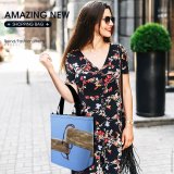 Yanfind Shopping Bag for Ladies Join Wood Wire Old Sky Tree Branch Plant Reusable Multipurpose Heavy Duty Grocery Bag for Outdoors.