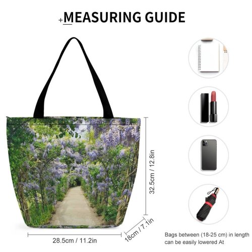 Yanfind Shopping Bag for Ladies Garden Arbour Outdoors Plant Roehampton University United Flower London Universtiy Reusable Multipurpose Heavy Duty Grocery Bag for Outdoors.