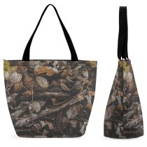 Yanfind Shopping Bag for Ladies Forest Reptile Box Turtle Tortoise Sea Uva Outdoor HQ Texture Season Reusable Multipurpose Heavy Duty Grocery Bag for Outdoors.