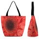 Yanfind Shopping Bag for Ladies Flower Flowering Plant Barberton Daisy Petal Gerbera Gazania Pollen Reusable Multipurpose Heavy Duty Grocery Bag for Outdoors.