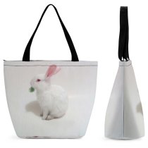 Yanfind Shopping Bag for Ladies Rabbit Bunny Rabbits Hares Hare Snowshoe Arctic Whiskers Reusable Multipurpose Heavy Duty Grocery Bag for Outdoors.