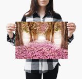 yanfind A3| Beautiful Pink Shower Blossom Poster Size A3 Wedding Poster