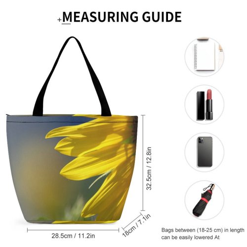 Yanfind Shopping Bag for Ladies Holliday Vacance Flower Vegetal Fleur Greek Parasol Soleil Petal Plant Reusable Multipurpose Heavy Duty Grocery Bag for Outdoors.