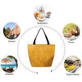 Yanfind Shopping Bag for Ladies Gold Golden Metal Metallic Texture Scratches Rich Wealth Wealthy Aurum Reusable Multipurpose Heavy Duty Grocery Bag for Outdoors.