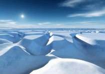 yanfind A4| Icy North Pole Poster Print Size A4 Snow Nature Poster