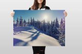 yanfind A1 | Snowy Trees Poster Art Print 60 x 90cm 180gsm Ski Snowboarding