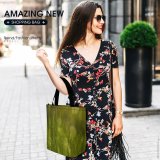 Yanfind Shopping Bag for Ladies Grass Plant Flora Drop Spring Meadow Macro HQ Abstract Ecology Reusable Multipurpose Heavy Duty Grocery Bag for Outdoors.