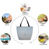 Yanfind Shopping Bag for Ladies Grey Fog Outdoors Francisco Usa Tent Mist Myst Golden Reusable Multipurpose Heavy Duty Grocery Bag for Outdoors.