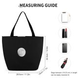 Yanfind Shopping Bag for Ladies Sky Space Luna Astronomical Atmospheric Celestial Event Atmosphere Light Moonlight Reusable Multipurpose Heavy Duty Grocery Bag for Outdoors.