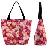 Yanfind Shopping Bag for Ladies Flower Plant Rose Bouquet Arrangement Sydney Nsw Australia Wall Petal Art Reusable Multipurpose Heavy Duty Grocery Bag for Outdoors.