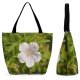Yanfind Shopping Bag for Ladies Macro Flower Garden Roath Park Cardiff Flowering Plant Petal Wildflower Wild Reusable Multipurpose Heavy Duty Grocery Bag for Outdoors.
