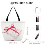Yanfind Shopping Bag for Ladies Present Cadeau Wrap Birthday Happy Smile Ribbon Party Favor Wedding Favors Reusable Multipurpose Heavy Duty Grocery Bag for Outdoors.