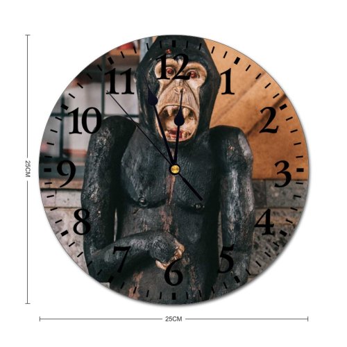 yanfind Fashion PVC Wall Clock Abandoned Aged Angry Architecture Artwork Building Concrete Construction Daytime Decoration Decorative Design Mute Suitable Kitchen Bedroom Decorate Living Room