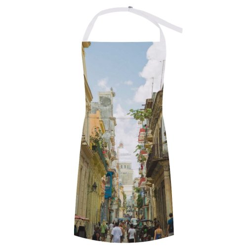 yanfind Custom aprons Accommodation Architecture Asphalt Attract Attraction Building Citizen Classic Community Complex Construction Crowd white white-style1 70×80cm