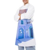 yanfind Custom aprons Africa Architecture City Building Chefchaouen Colorful Construction Corner Design District Door Doorway white white-style1 70×80cm