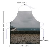 yanfind Custom aprons Abandoned Aged Ancient Arch Arched Archway Broken Building Castle Cloud Cloudy Construction white white-style1 70×80cm