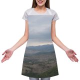 yanfind Custom aprons Landscape Outdoors Travel Traveling Travelling Sky Clounds Field Cloudy white white-style1 70×80cm