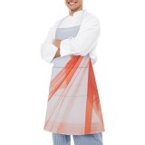 yanfind Custom aprons Art Abstract Creativity Wind Elegant Design Artistic Smooth Futuristic Stripe Silk white white-style1 70×80cm