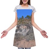 yanfind Custom aprons Norway Bluesky Calm Mountains Cliff Rocks Forest Landscape white white-style1 70×80cm