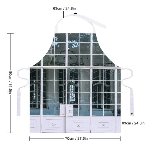 yanfind Custom aprons Accommodation Apartment Building Chandelier Classic Clean Construction Decor Decoration Decorative Door Dwell white white-style1 70×80cm