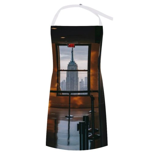 yanfind Custom aprons Admire America Architecture Attract Building City Cityscape Construction Contemporary Corridor District white white-style1 70×80cm