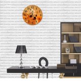 yanfind Fashion PVC Wall Clock Cute Dog Eyes Fur Little Pet Puppy Tiny Mute Suitable Kitchen Bedroom Decorate Living Room