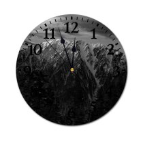 yanfind Fashion PVC Wall Clock Breathtaking Bw Cliff Cloud Cool Evergreen Formation Freedom Frozen Geology Height Mute Suitable Kitchen Bedroom Decorate Living Room