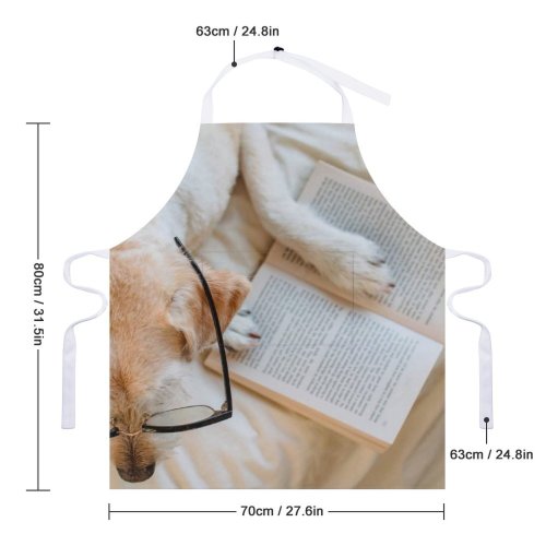yanfind Custom aprons Adorable Home Bed Bedroom Blanket Bookworm Comfort Comfy Cozy Creature Curious white white-style1 70×80cm