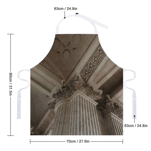yanfind Custom aprons Architecture Bas Relief Building City Classic Columns Decor Decorative Detail Exterior002 white white-style1 70×80cm